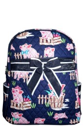 Quilted Backpack-PIQ2828/NV
